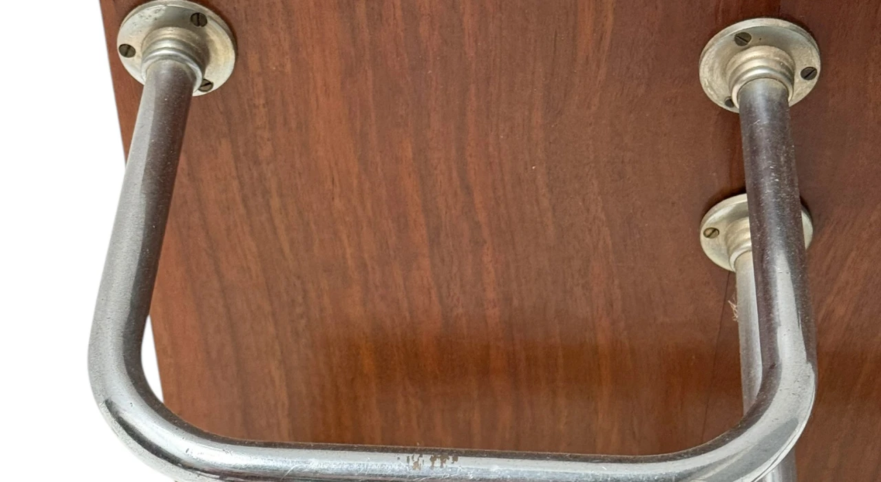 Walnut Art Deco Modernist Umbrella Stand, 1930s